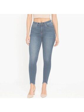 Kut From The Kloth Womens Mid Rise Carlo Ankle Skinny Jeans Sz 8 New